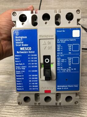 Westinghouse Series C Industrial Circuit Breaker